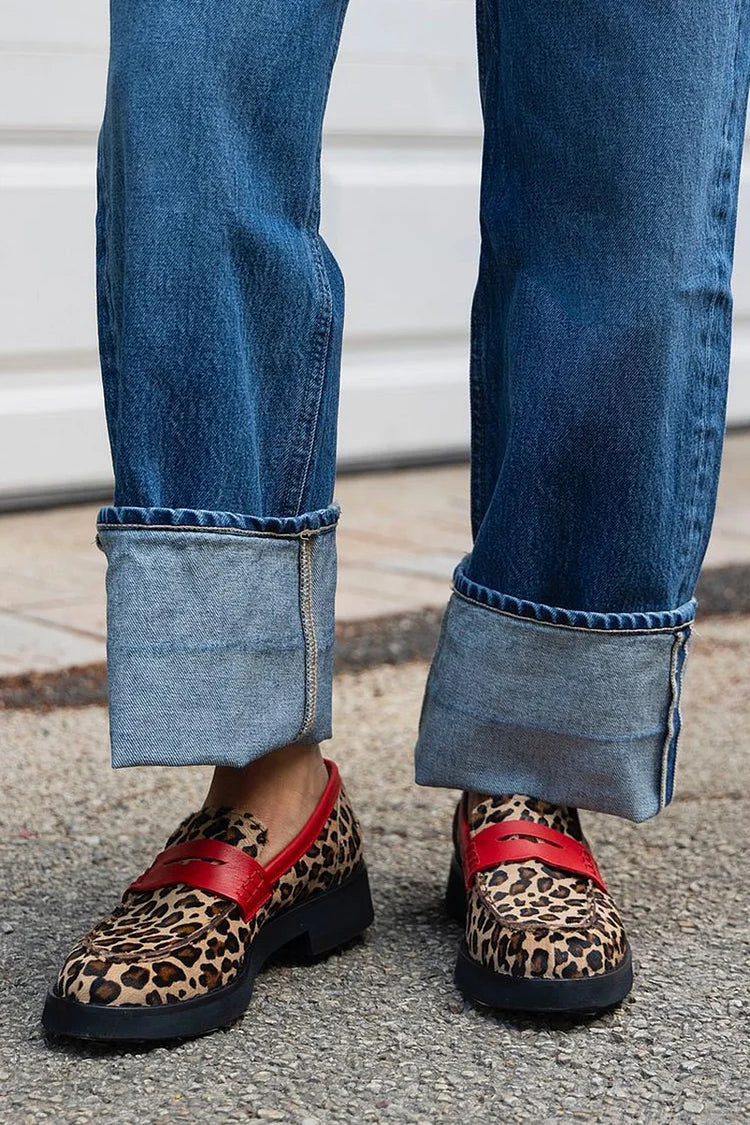 Roxie - Mocasines estampado salvaje