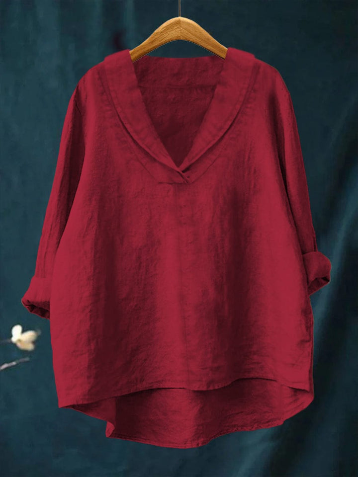 Samantha | elegante blusa de verano de lino