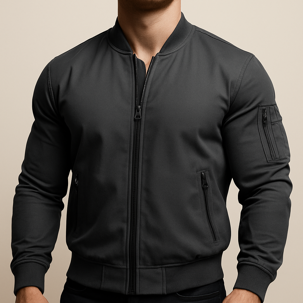 Chaqueta ligera tipo flight para hombre
