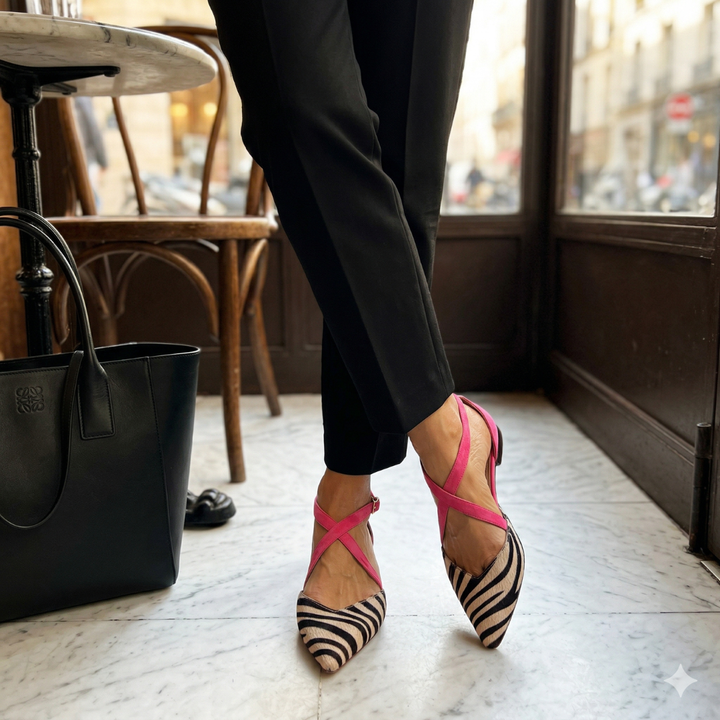 Fern · Bailarinas con tiras minimalistas