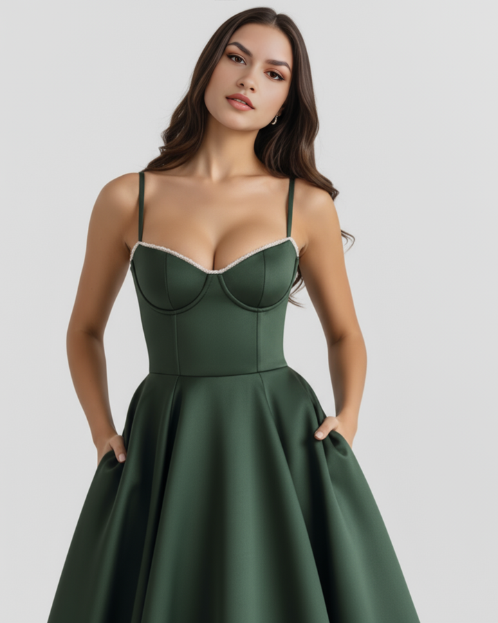 Selene | Falda midi vaporosa