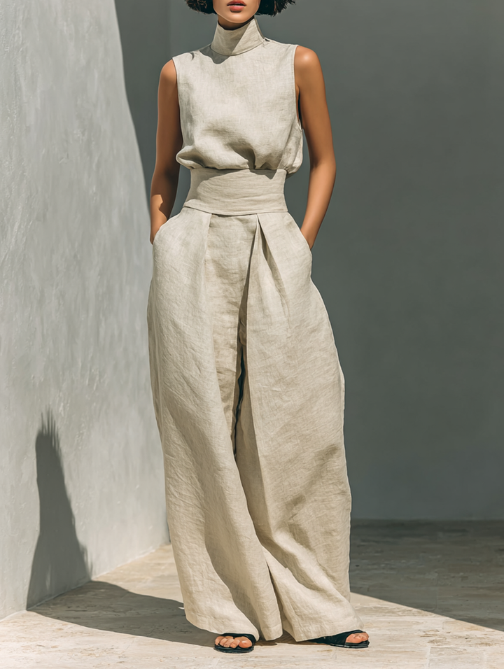 Giulia | conjunto de lino minimalista