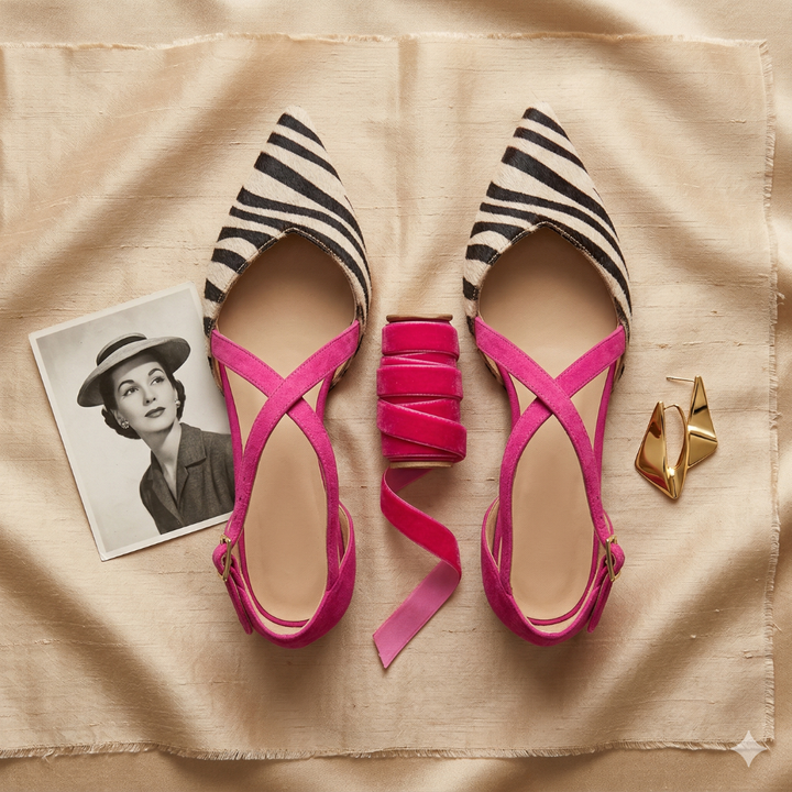 Fern · Bailarinas con tiras minimalistas