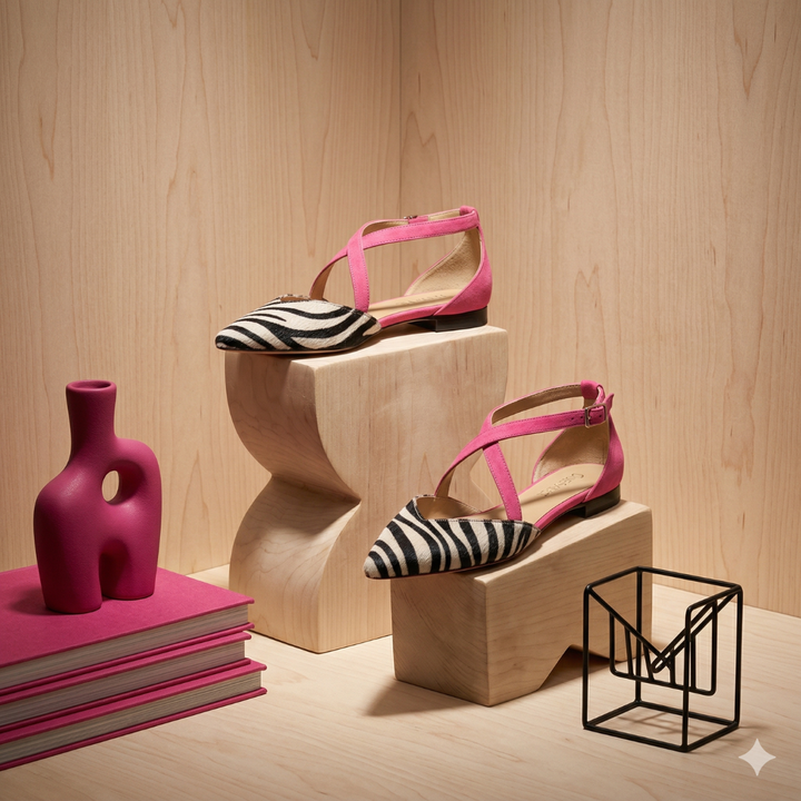 Fern · Bailarinas con tiras minimalistas