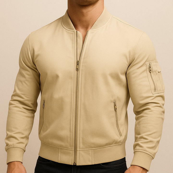 Chaqueta ligera tipo flight para hombre