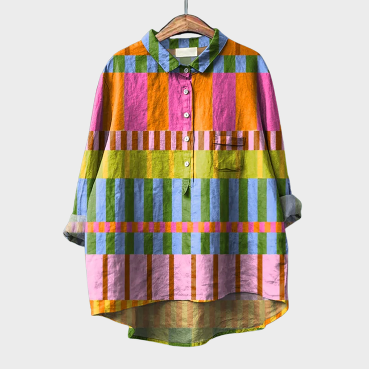 Ámbar | elegante blusa de verano de lino