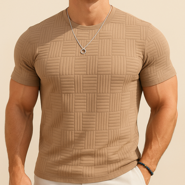 Camiseta deportiva de rizo para verano para hombre