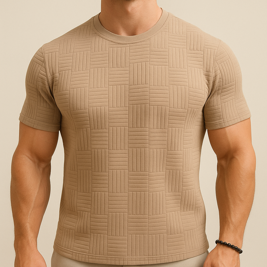 Camiseta deportiva de rizo para verano para hombre