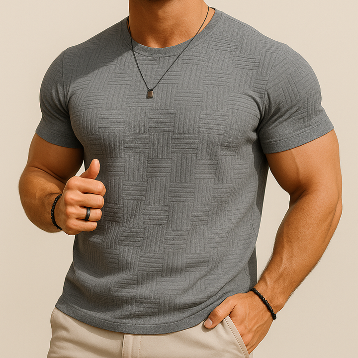 Camiseta deportiva de rizo para verano para hombre