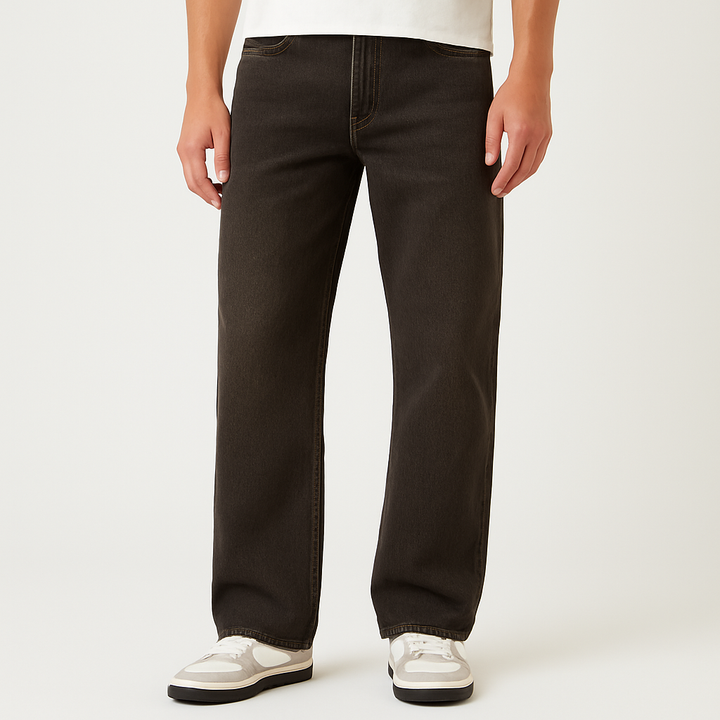 Jeans Blake extreme baggy marrón sobreteñido