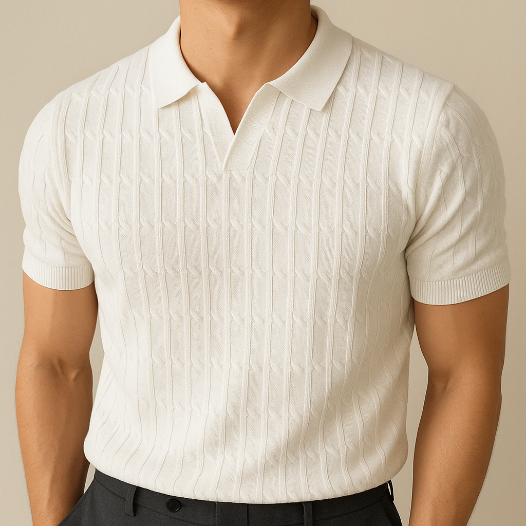 Polo de punto de lujo
