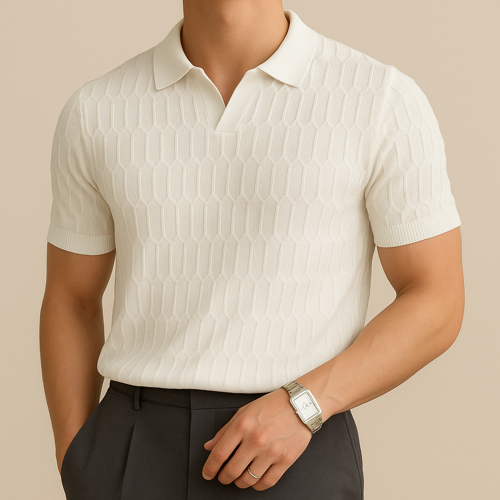 Polo de punto de lujo