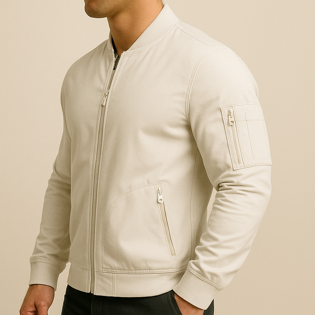 Chaqueta ligera tipo flight para hombre