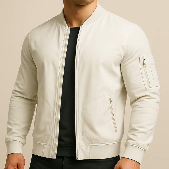 Chaqueta ligera tipo flight para hombre