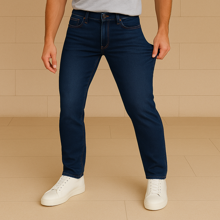 Jeans slim straight flex stretch para hombre