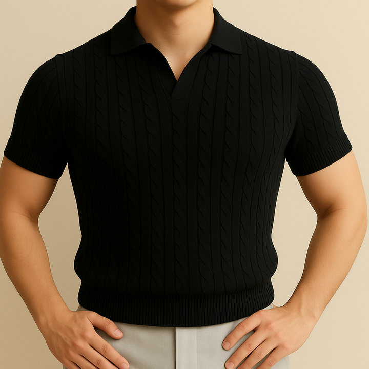 Camiseta para hombre estilo polo clásico