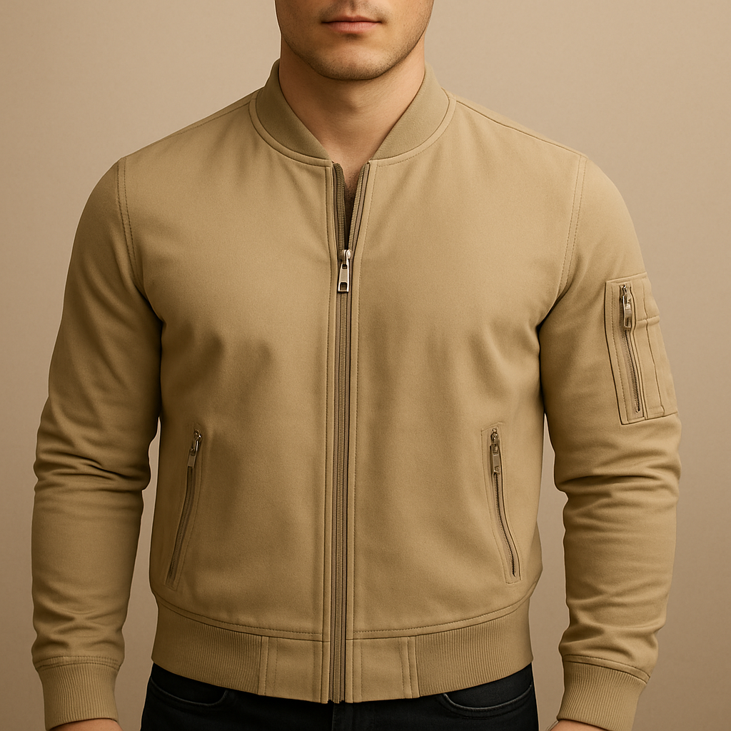 Chaqueta ligera tipo flight para hombre