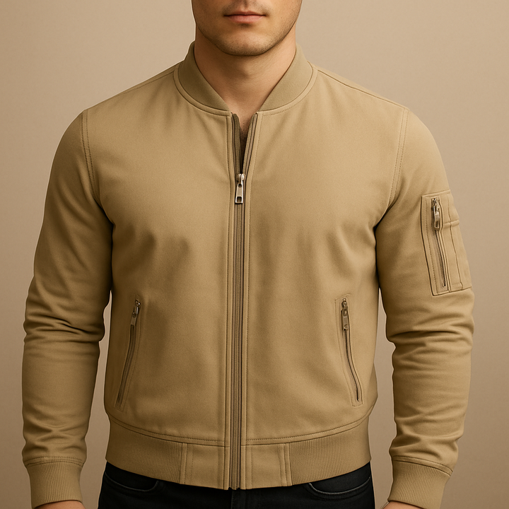 Chaqueta ligera tipo flight para hombre