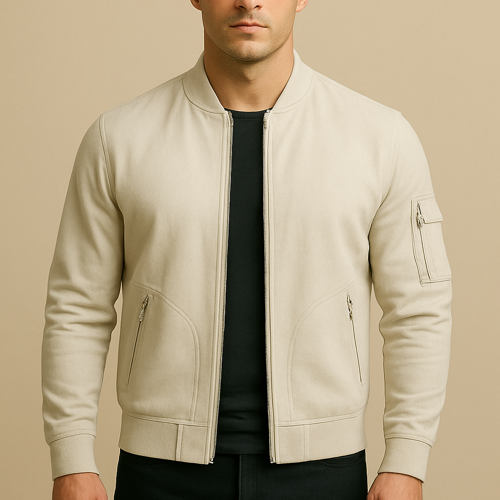 Chaqueta ligera tipo flight para hombre