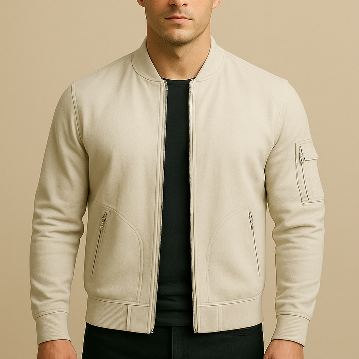 Chaqueta ligera tipo flight para hombre