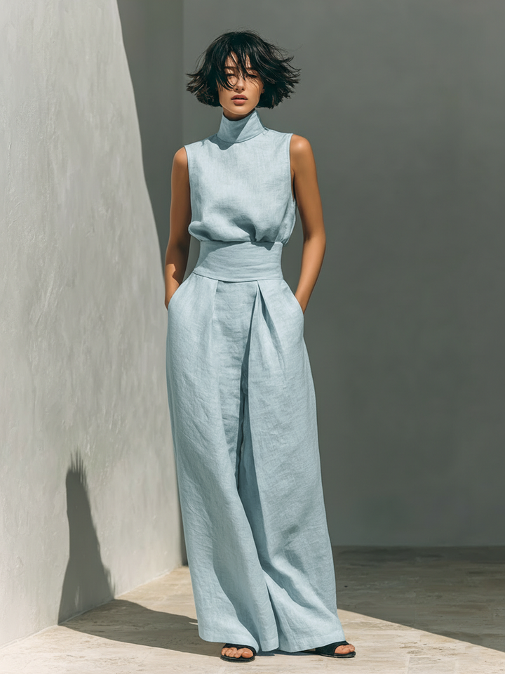 Giulia | conjunto de lino minimalista