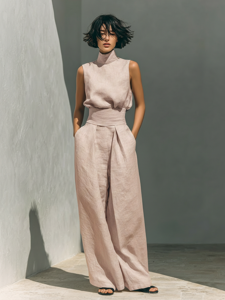 Giulia | conjunto de lino minimalista