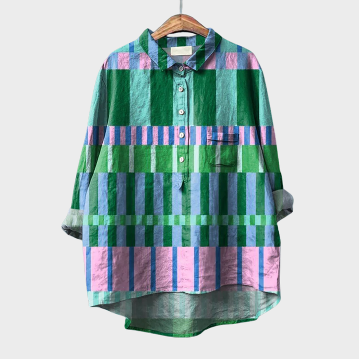 Ámbar | elegante blusa de verano de lino