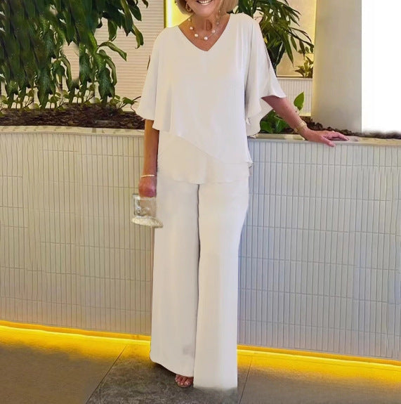 Martha - Conjunto cómodo con pernera ancha