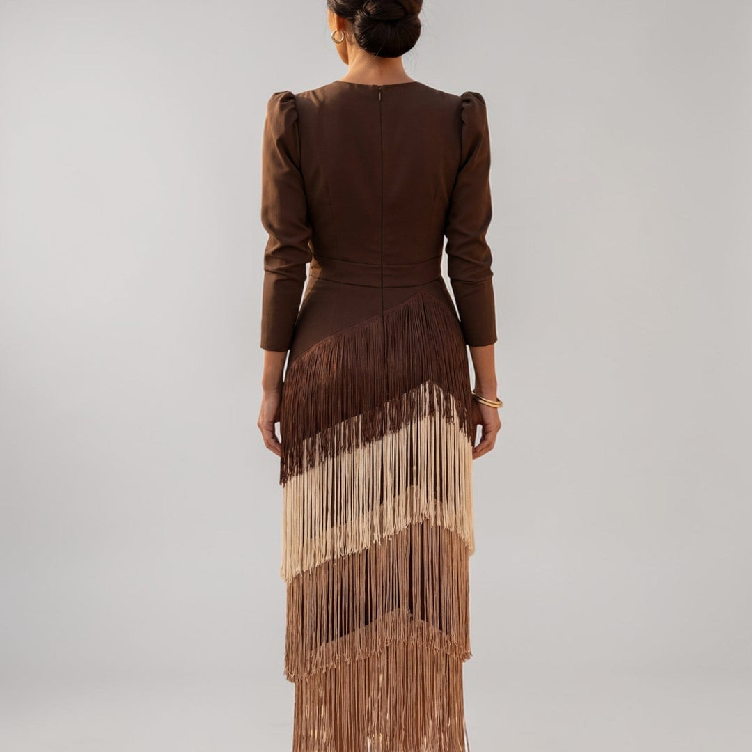 Sofia | vestido con flecos