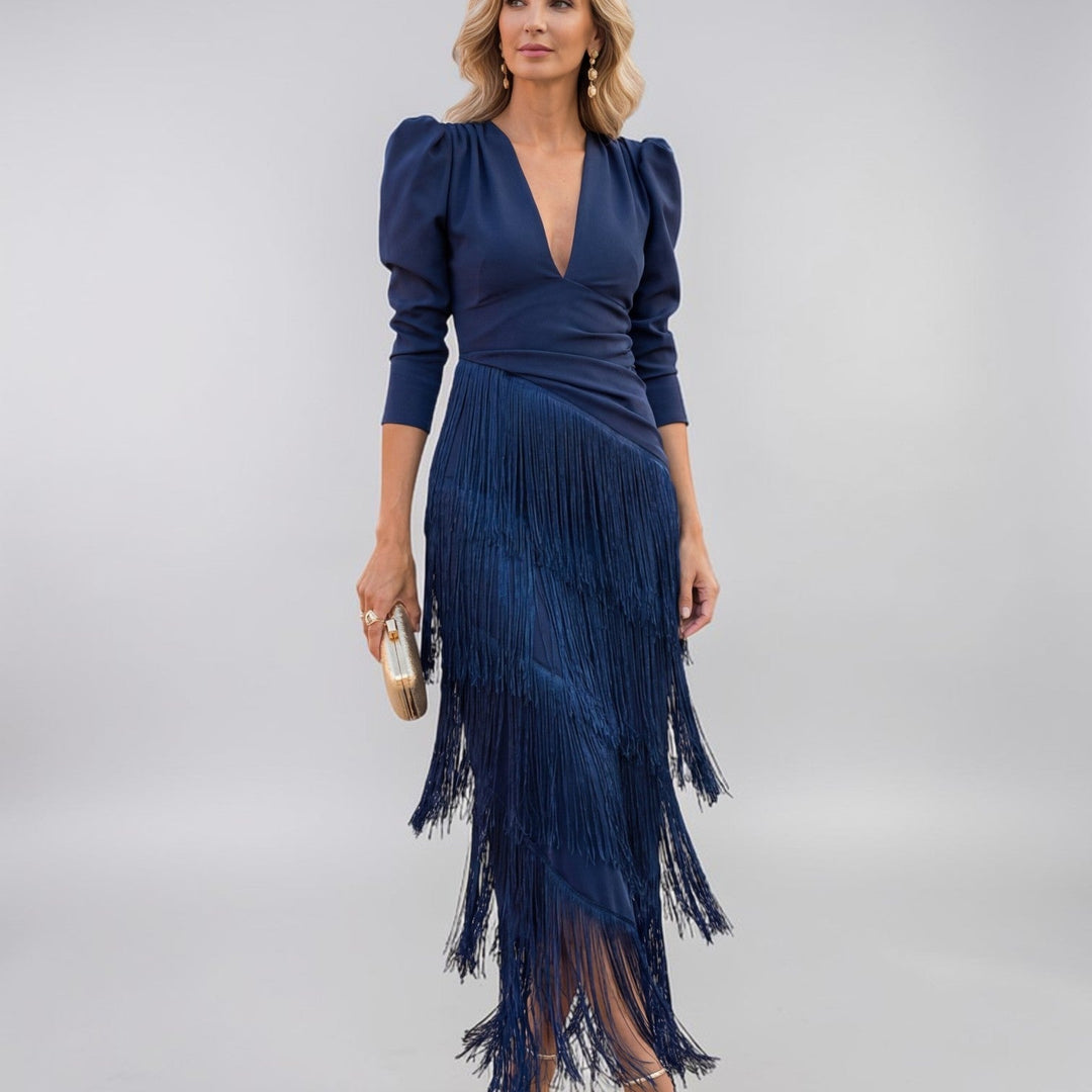 Sofia | vestido con flecos