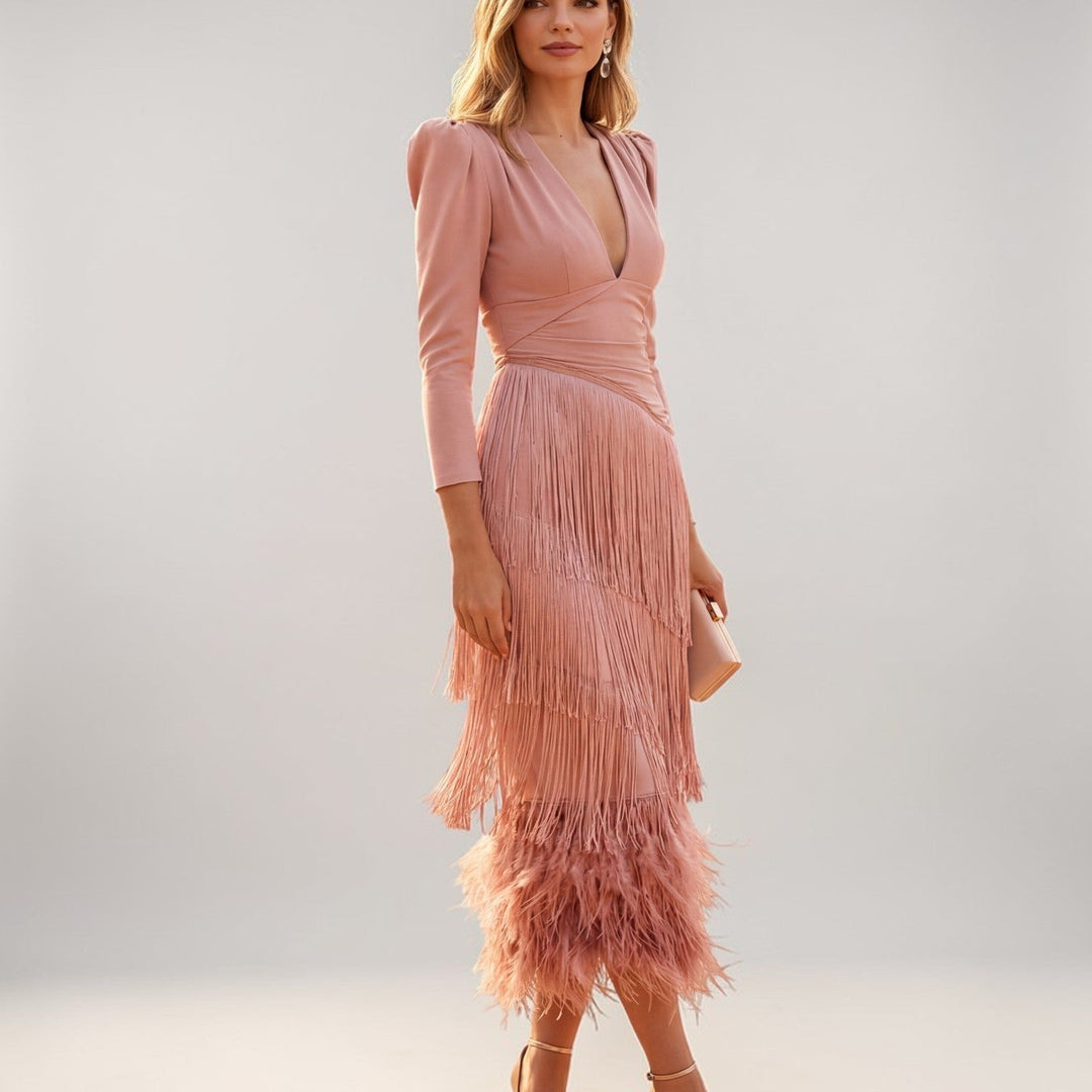 Sofia | vestido con flecos
