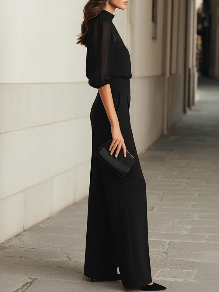 Valentina • Conjunto negro de tres piezas