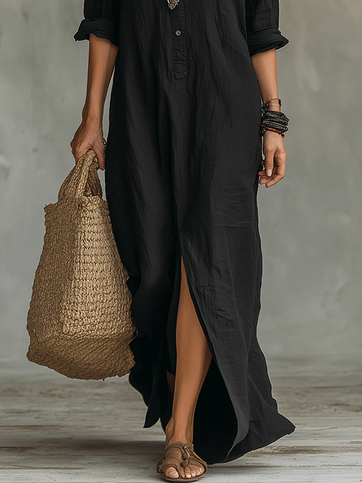 Soline | vestido lungo con botones