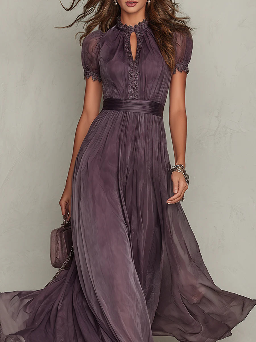 Flavia · Vestido largo violeta