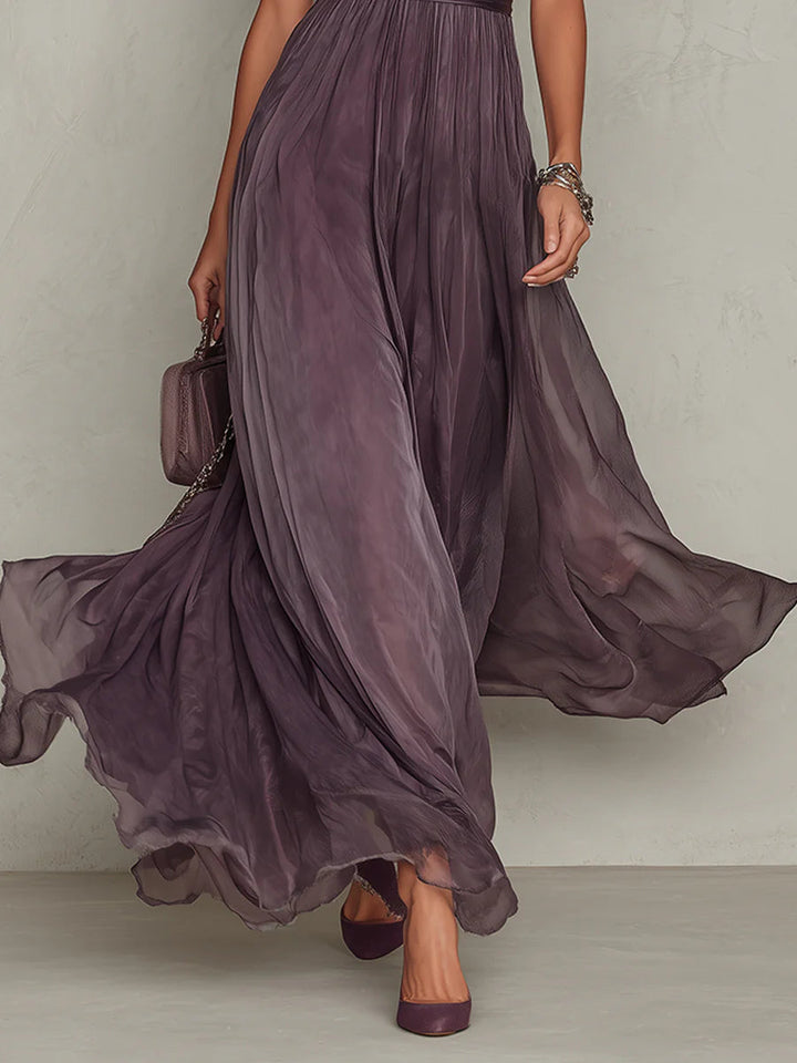 Flavia · Vestido largo violeta