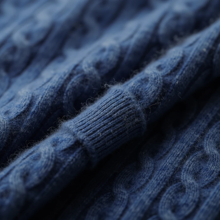 Jersey Aspen half-zip de cachemira