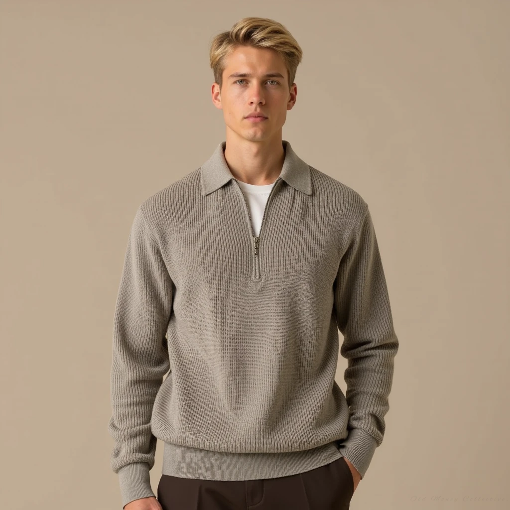 Jersey Aspen de punto con cremallera