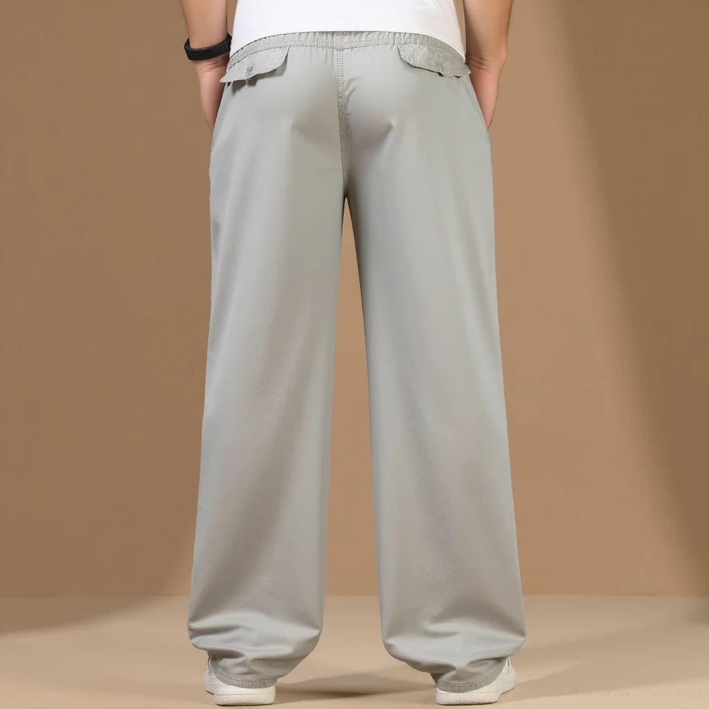 Pantalón de algodón y lino