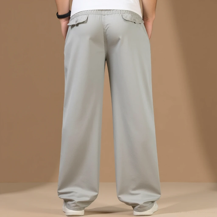 Pantalón de algodón y lino