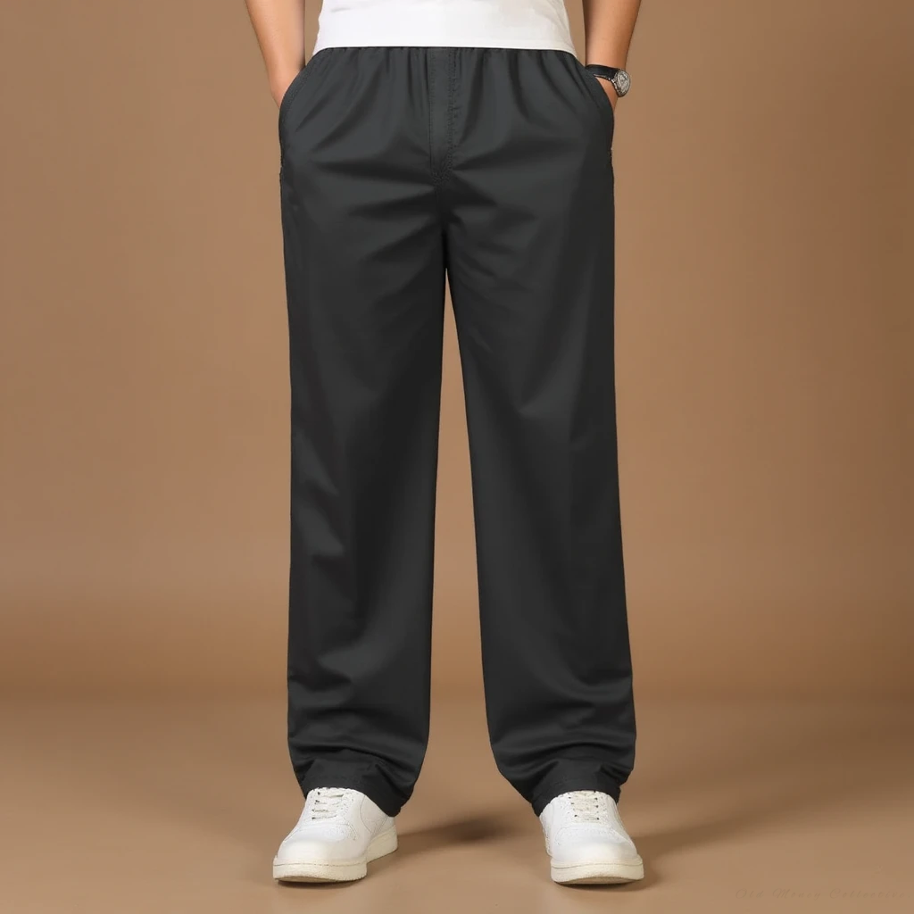 Pantalón de algodón y lino