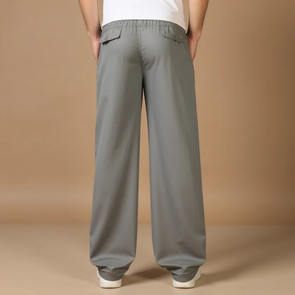 Pantalón de algodón y lino