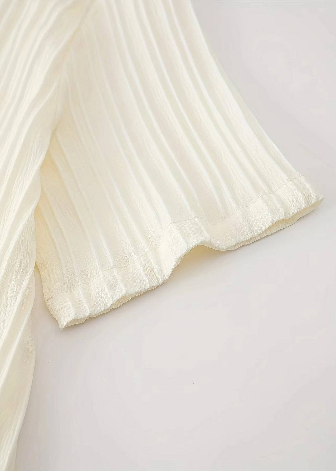 Conjunto veraniego de dos piezas a rayas blancas para hombre