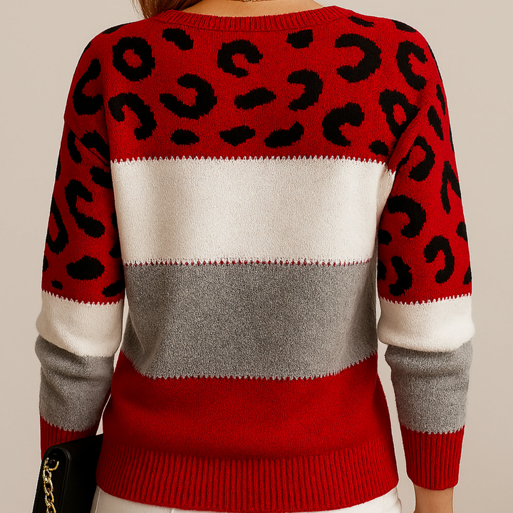 CASANOVA™ | Suéter elegante de leopardo