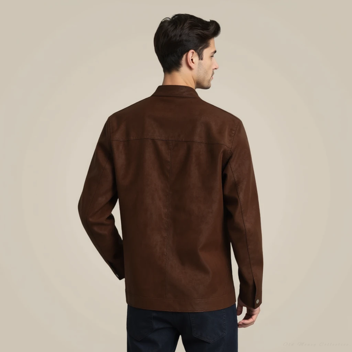 Chaqueta Luxe de ante y cuero