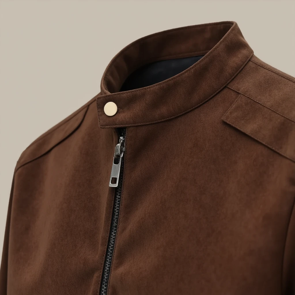 Chaqueta Luxe de ante y cuero