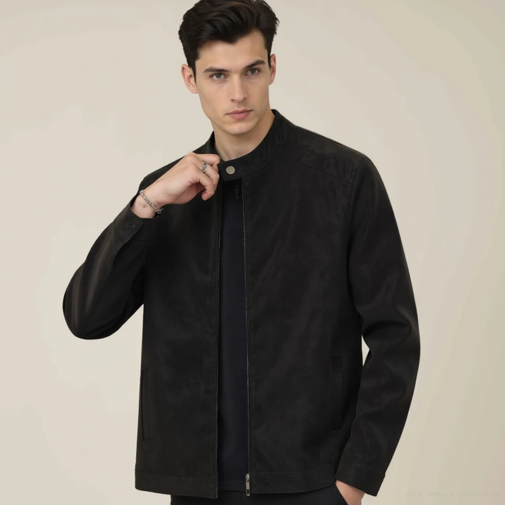 Chaqueta Luxe de ante y cuero