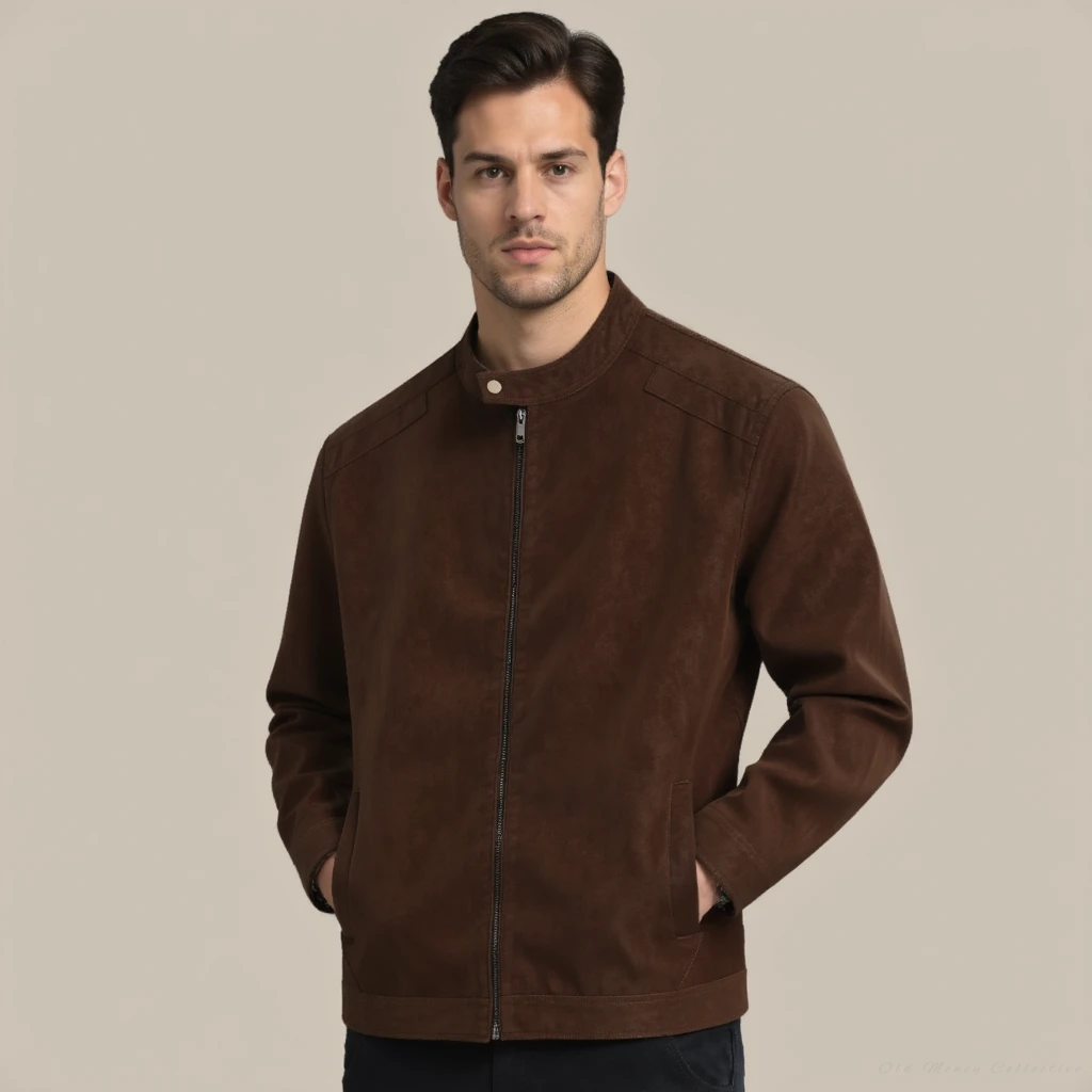 Chaqueta Luxe de ante y cuero