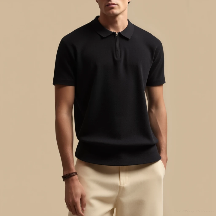 Polo Marbella con cremallera
