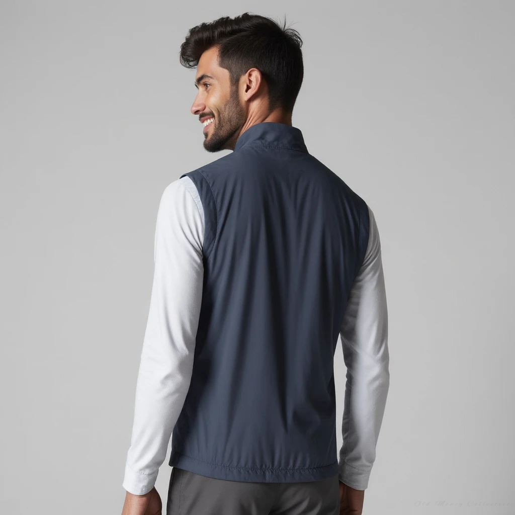 Chaleco Oxford de corte slim