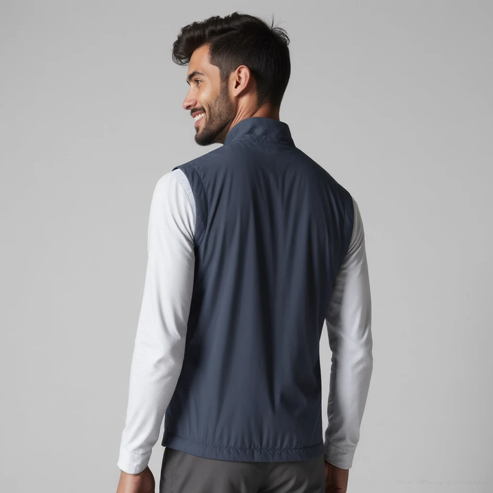 Chaleco Oxford de corte slim